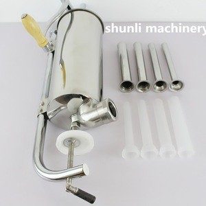 Hand operated manual sausage stuffer/ sausage stuffing machine for commercial use, household manual sausage making machine