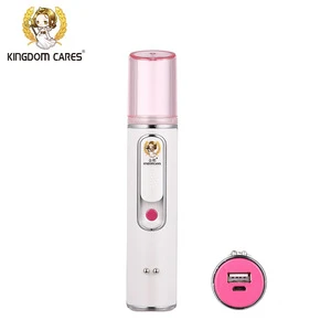 Handy Electric portable beauty equipment mini facial water nano mist ion hydrating spray moisturizer steamer