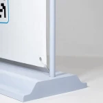 Hang Scroll Transparent Film Cart Plustic Tpull Popup Clear Retractable Plastic Roller Pull Pop Roll Up Stand Banner With PVC
