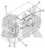 Hard-Tooth-Faced Conic and Cylindrical Gear Reducer