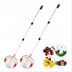 harvest fruit picker of garden handle tools adjustable pole roller nut gatherer picker hand-push golf ball picker