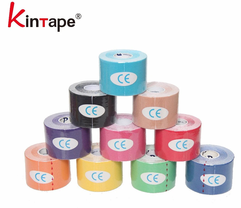 Waterproof kinesiology tape 5cm*5m for athletes x27; recovery with patents