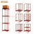 Import heavy duty stackable and movable half storage rack system from China