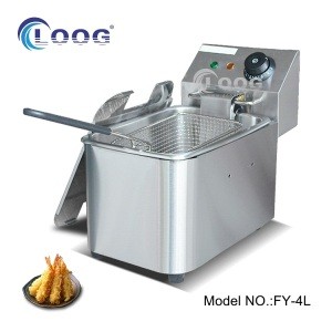 Heavy Duty Stainless Steel Deep Fryer Kitchen Frying Chip Cooker Commercial Deep Fryer Sale with Frying Basket