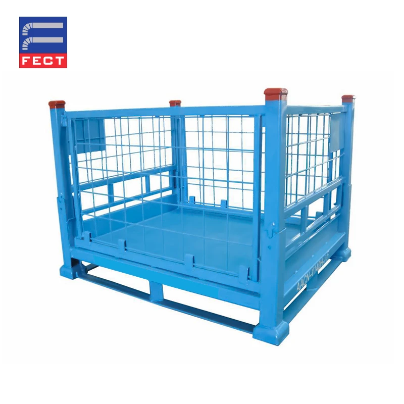 Hebei Metal Foldable Cage Pallets For Cargo And Storage Equipment