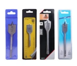 Hex Shank Short Length Stubby Flat Wood Spade Drill Bit for Confined Space Drilling