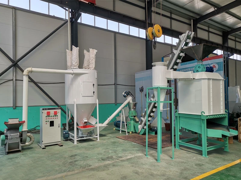 HF 1000 kg per hour pellet production processing rabbit feed making plant