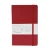 Import High End Low MOQ Free Sample A5 Red PU Leather Hardcover Branded Blank Thick Paper Custom Notebook For Office Supply from China