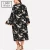 Import high fashion floral  printed open kimono for women  plus size soft blouses from China