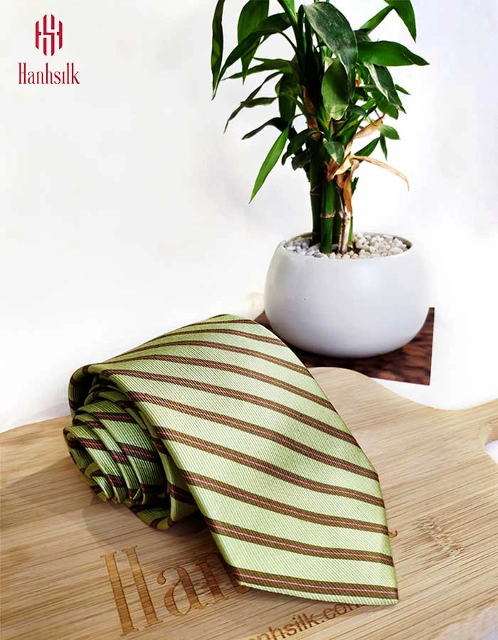 High Fashion Tie With Elegant Silk And Pattern From Hanh Silk Brand Made Vietnam