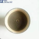 High Performance 200cell honeycomb metal monolith catalytic converter for motorcycle exhaust system