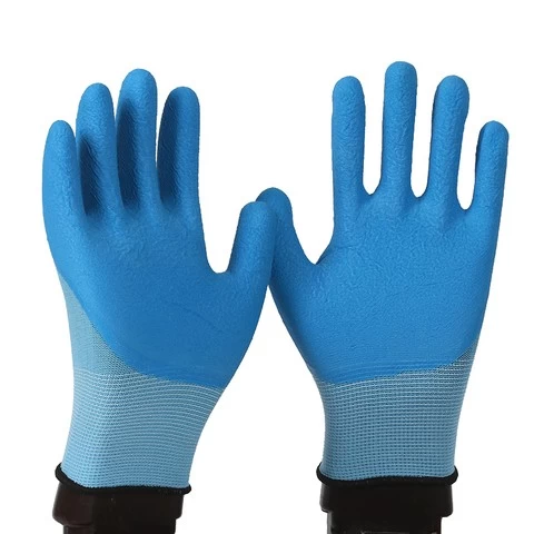 High Performance Endurance Micro Foam Nitrile Grip Nitrile Coating Black Protective Gloves
