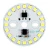 Import High pf with high lumen ac220v 3w 5w 7w 9w 12w LED driverless PCB smd 2835 BULB DOB LED MODULE from China