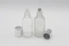high quality 10ml 30ml perfume glass roll on bottle with stainless steel roller ball