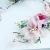 Import High quality bridal wedding flower hair accessories artificial bride flower headband with earring set from China