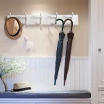 High Quality Coat Rack Wall Mounted Cloth Hanger Clothes 7-hook Wall Hanger