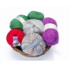 High Quality Colorful 0.2Nm-100Nm Worsted Wool Blended Knitting Yarn