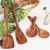 Import High quality cooking spoon kitchen turners wooden utensils cooking tool sets from China