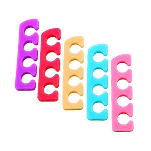 High quality custom foot care product silicone toe separator toe stretcher separator