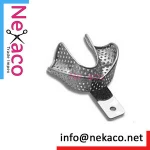 High Quality Dental Lab Equipment Lower Stainless Steel Impression Trays