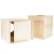 Import high quality handmade pine wood tissue box wooden tissue storage case from China