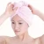 Import High quality microfiber hair wrap towel hat ,shower cap for dry hair from China