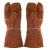 Import High Quality Mitt Gloves Cow Split Leather 3 Fingers Mitt Gloves Heat Resistant Mitt Welding glove from Pakistan