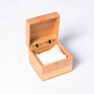 High Quality OEM Rectangle Bamboo Watch Box Custom Branded Solid Wooden Box For Watch
