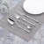 Import High quality silver tableware 4 pieces stainless Cutlery set from China