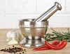 High quality stainless steel mortar and pestle set