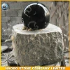 High quality stone rolling ball water fountain in shanxi black with globe