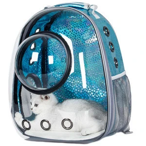 High Quality Transparent Bubble Recycled Outdoor Space Capsule Astronaut Breathable Dog Cat Backpack Pet Carrier Travel