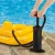 High quality two nozzles hand pump with paddle air inflatable life buoy
