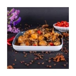 High-quality variety of seafood and delicious quick-frozen food