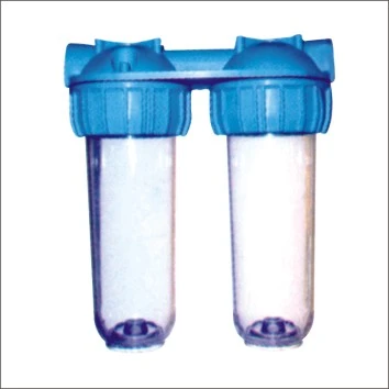 High Quality Water Filter Alkaline Double Stage High Pressure Water Filter PET Housing