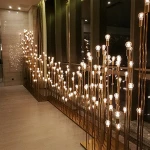 Holiday light landscape decoration custom garden outdoor glass copper led garden light