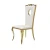 Import Home furniture European design dining chair metal dining chair design dining chair for restaurant from China