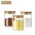 Import Home goods sealed air tight glass jar with bamboo lid from China