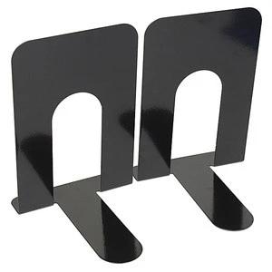 Home Office Supplies Stationery L-Shape Heavy Duty Metal Bookends Book Holder