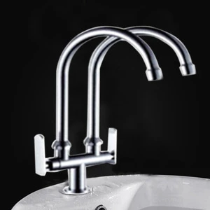 Homedec Double Hose Multi-function Bibcock For Kitchen and Basin
