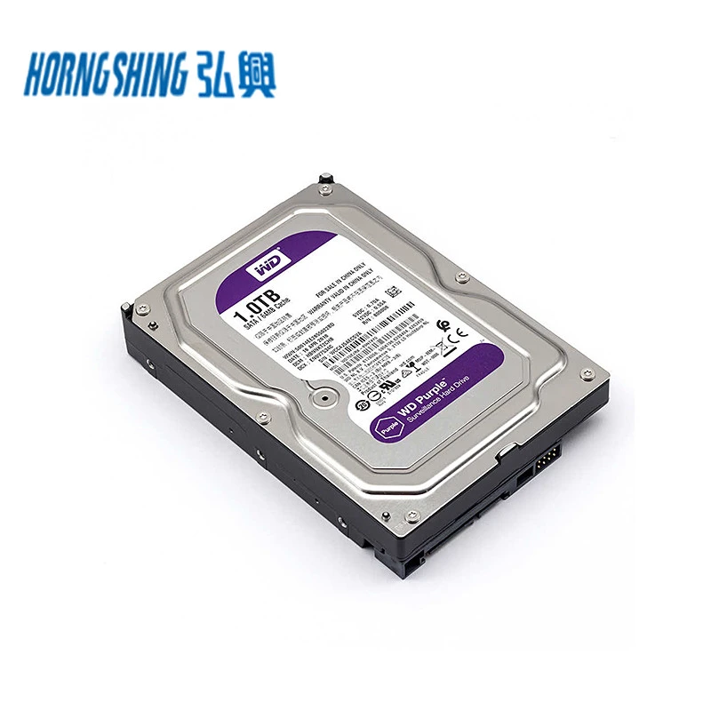 HORNG SHING Supplier Purple Security System 3.5&quot; SATA 1TB DVR CCTV PC HDD Surveillance Hard Drives
