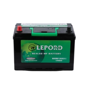 Hot Export  Automotive Batteries NX120-7  Lead Acid MF12V  95D31/75AH Car Battery
