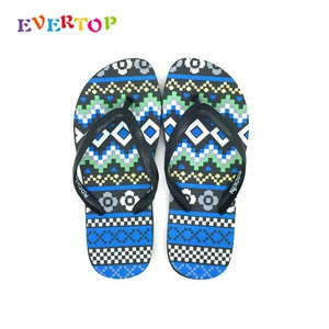 Hot new products for EVERTOP 2019 custom flip flop wholesale children indoor and outdoor rubber slipper