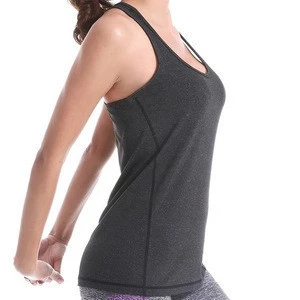 Hot Sale Custom Blank Activewear Athletic Mesh Sport Tank Tops For Women