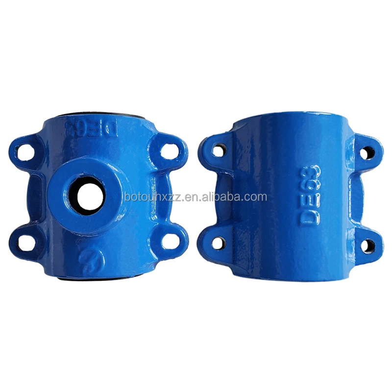 Hot sale  ductile cast iron tapping saddle hdpe pipe fittings