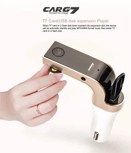 Hot Sale Fm Transmitter Car Charger Wireless Handsfree Bluetooth Car kit With Car Kit MP3