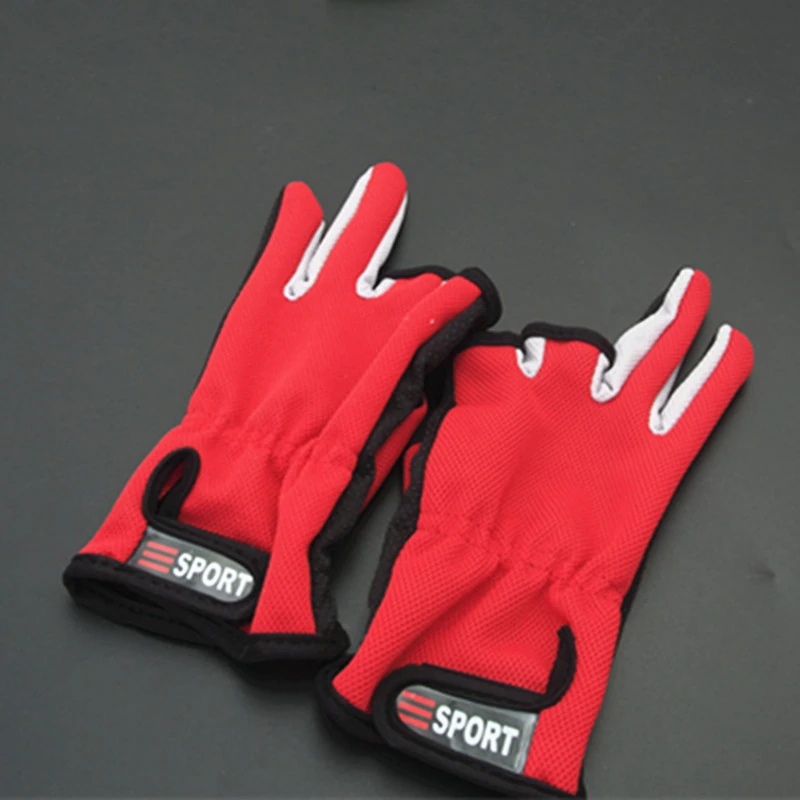 Hot sale gary fingerless men high quality fishing gloves