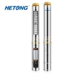 Hot sale high pressure pump single phase deep well submersible pump anti sand 2hp water pump