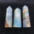 Hot sale high quality caribbean calcite points natural crystal sky blue healing towers for decoration
