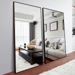 Hot sale high quality home decoration PS framed standing dressing mirror